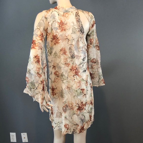 NWT Haite Hiippie Print Dress Sz 4 - Picture 6 of 8